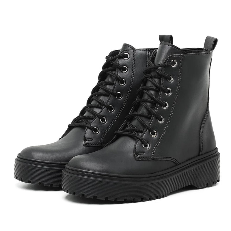 Bota Noir Luxe Coturno Feminina ™