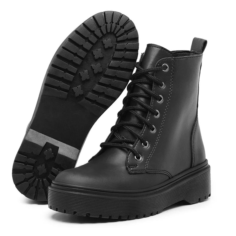 Bota Noir Luxe Coturno Feminina ™